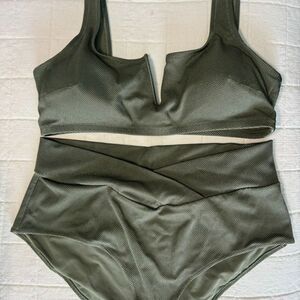Aerie Olive Green Bikini Set
